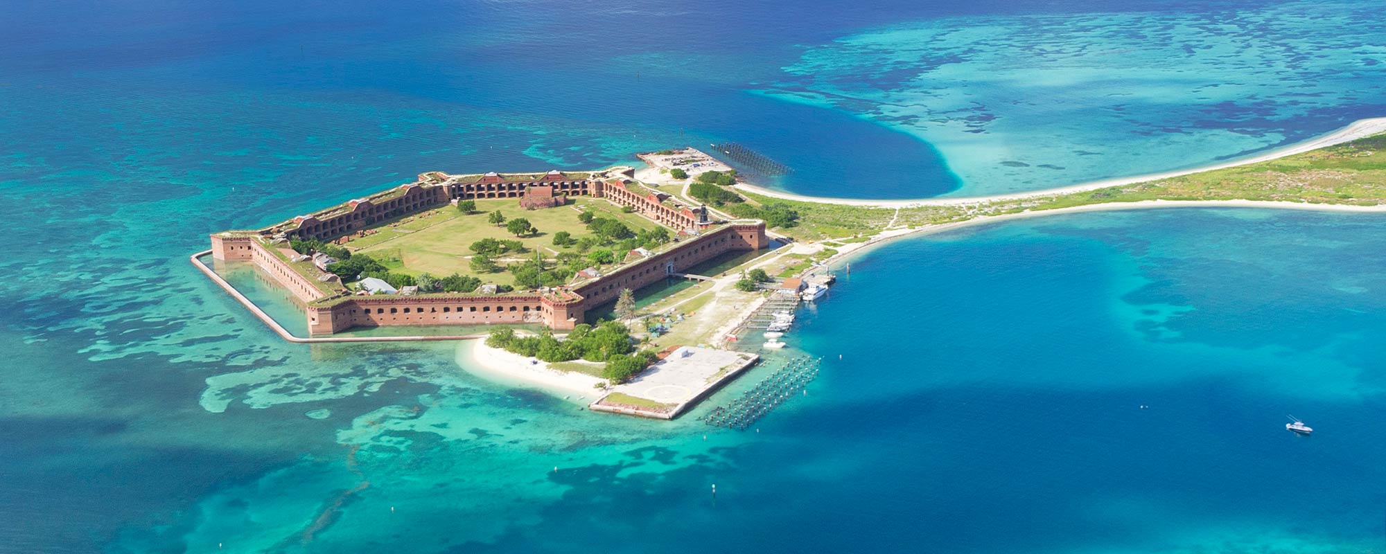 Dry Tortugas National Park Ariel View from Seaplane